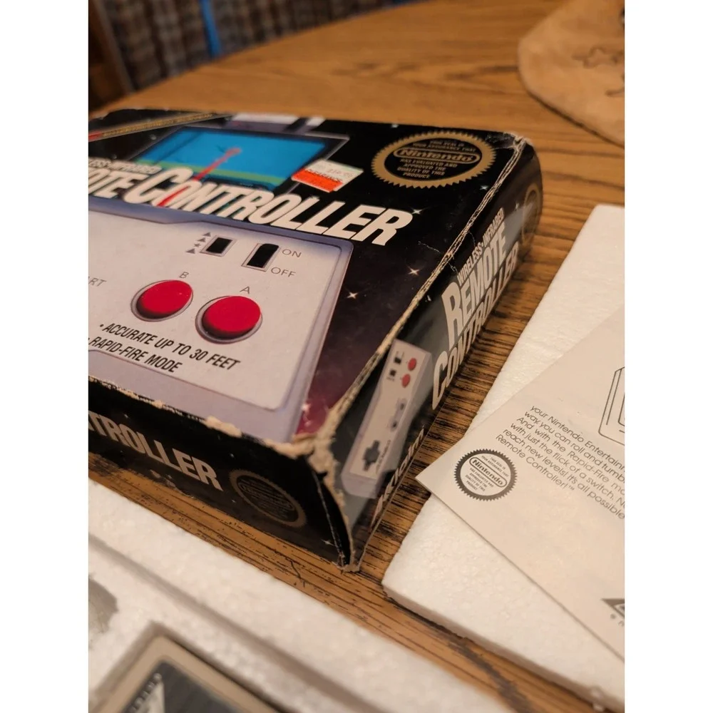 Nintendo Nes Acclaim Wireless Controller OEM Complete CIB Good Condition